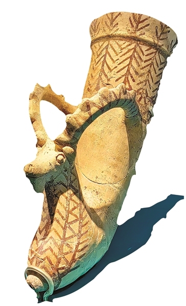 羊首陶来通 （帕提亚王朝）公元前2世纪晚期至公元前1世纪早期