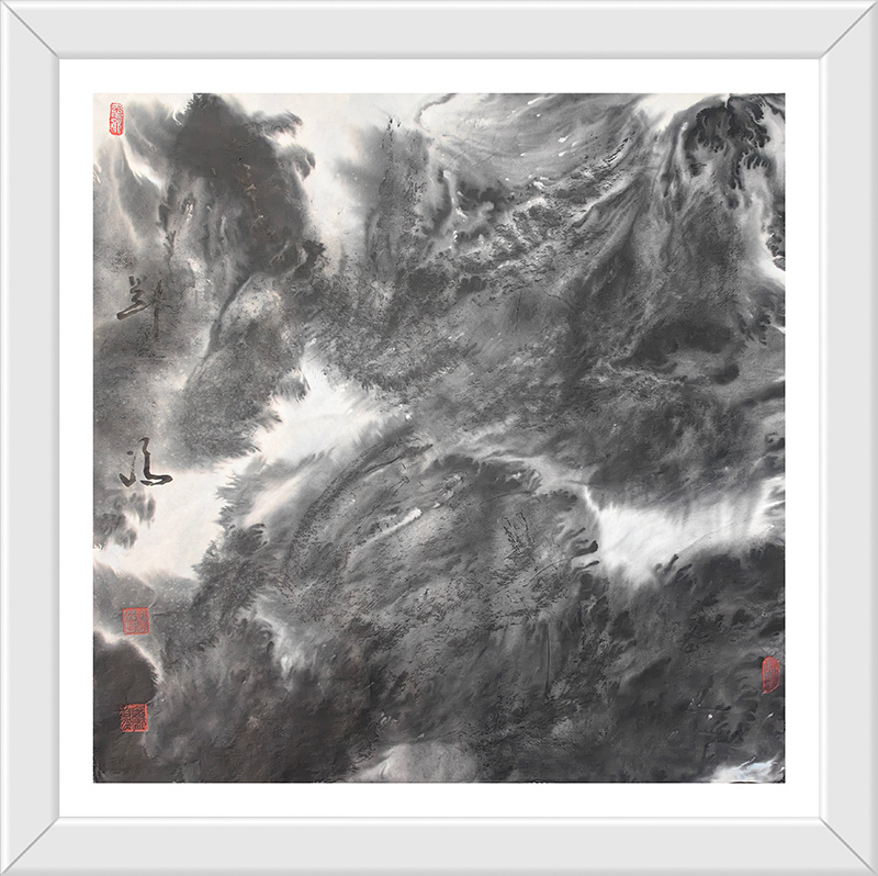 艺术·巨献 | 中国画的意境之美—刘冯元宇宙意象山水画作品展(图9)