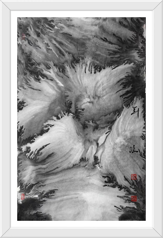 艺术·巨献 | 中国画的意境之美—刘冯元宇宙意象山水画作品展(图8)