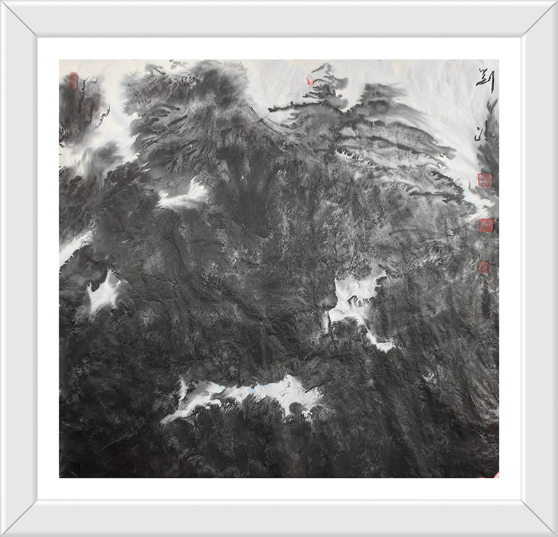 艺术·巨献 | 中国画的意境之美—刘冯元宇宙意象山水画作品展(图13)