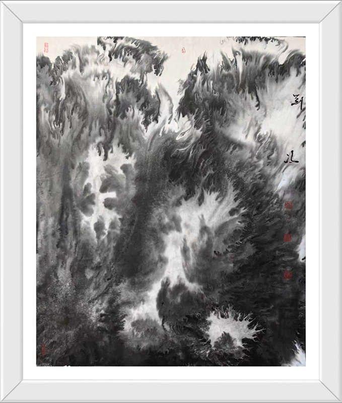艺术·巨献 | 中国画的意境之美—刘冯元宇宙意象山水画作品展(图5)