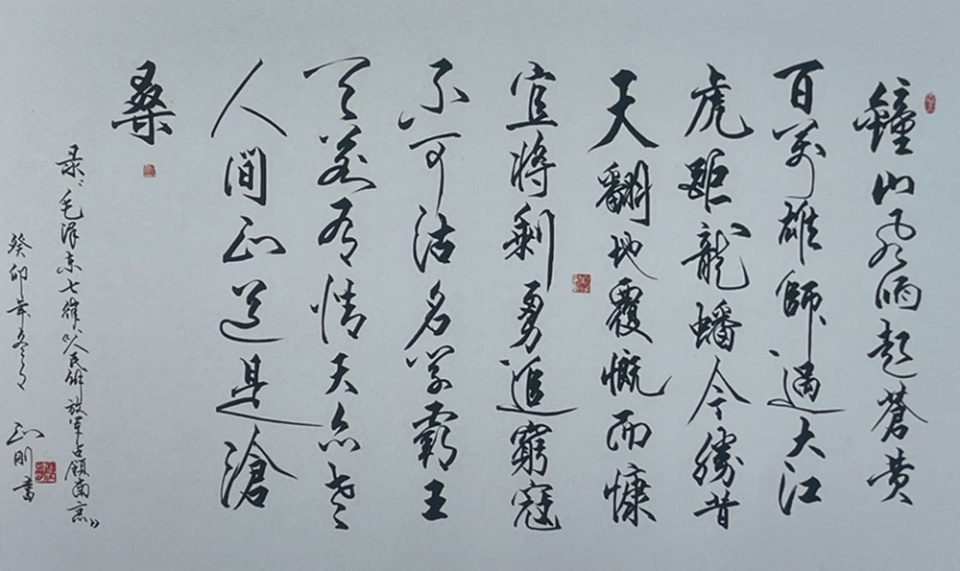 中国书法之美—鄢正刚书法艺术作品展(图3)