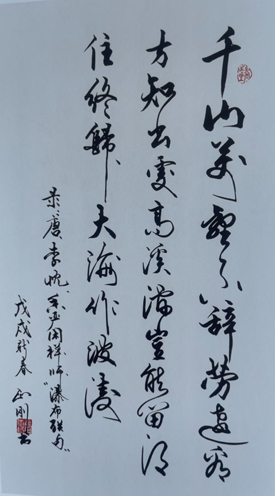 中国书法之美—鄢正刚书法艺术作品展(图12)